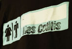 my -- has colitis awareness shirt