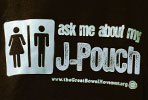 ask me about my j-pouch awareness shirt